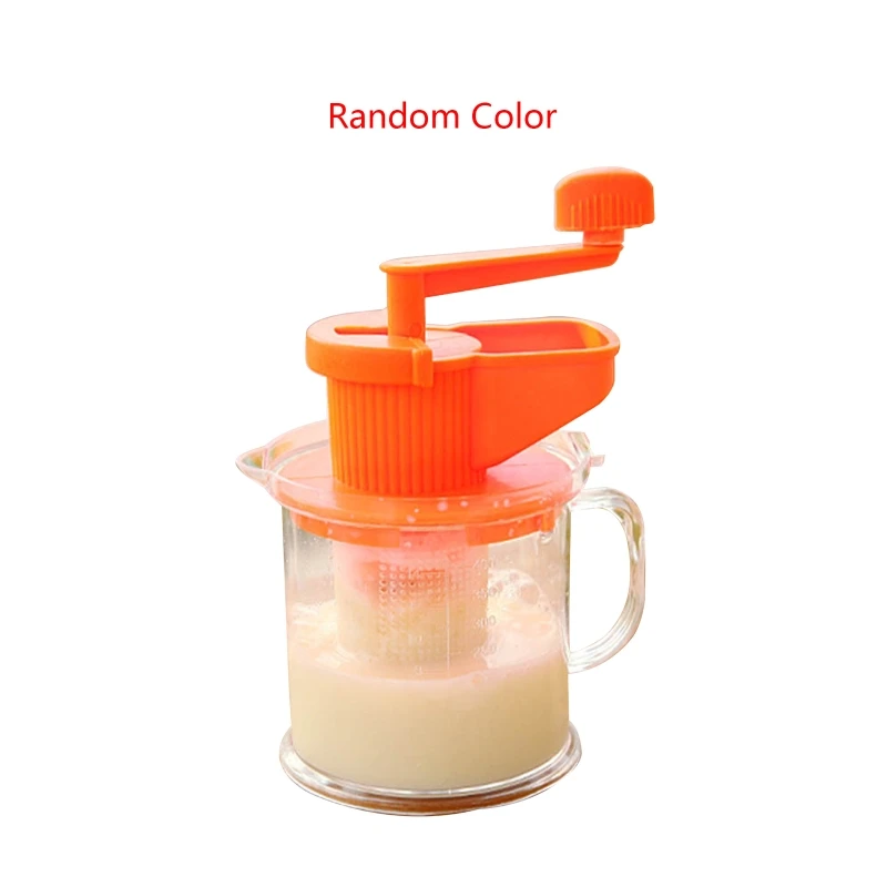 M2ee cozinha multifuncional manual máquina de leite de soja copo juicers manual mão máquina de feijão soja leite 400ml