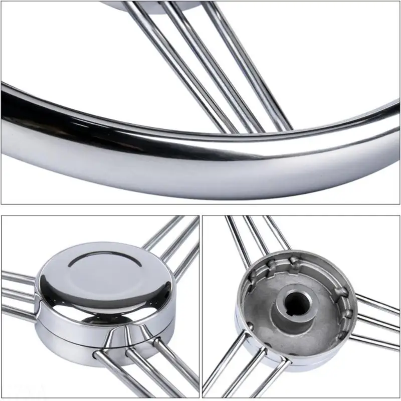 G7NA Robustes Marine-Lenkrad, hydraulischer Lenkbeschlag, für mehrere Bootstypen – Detail 4