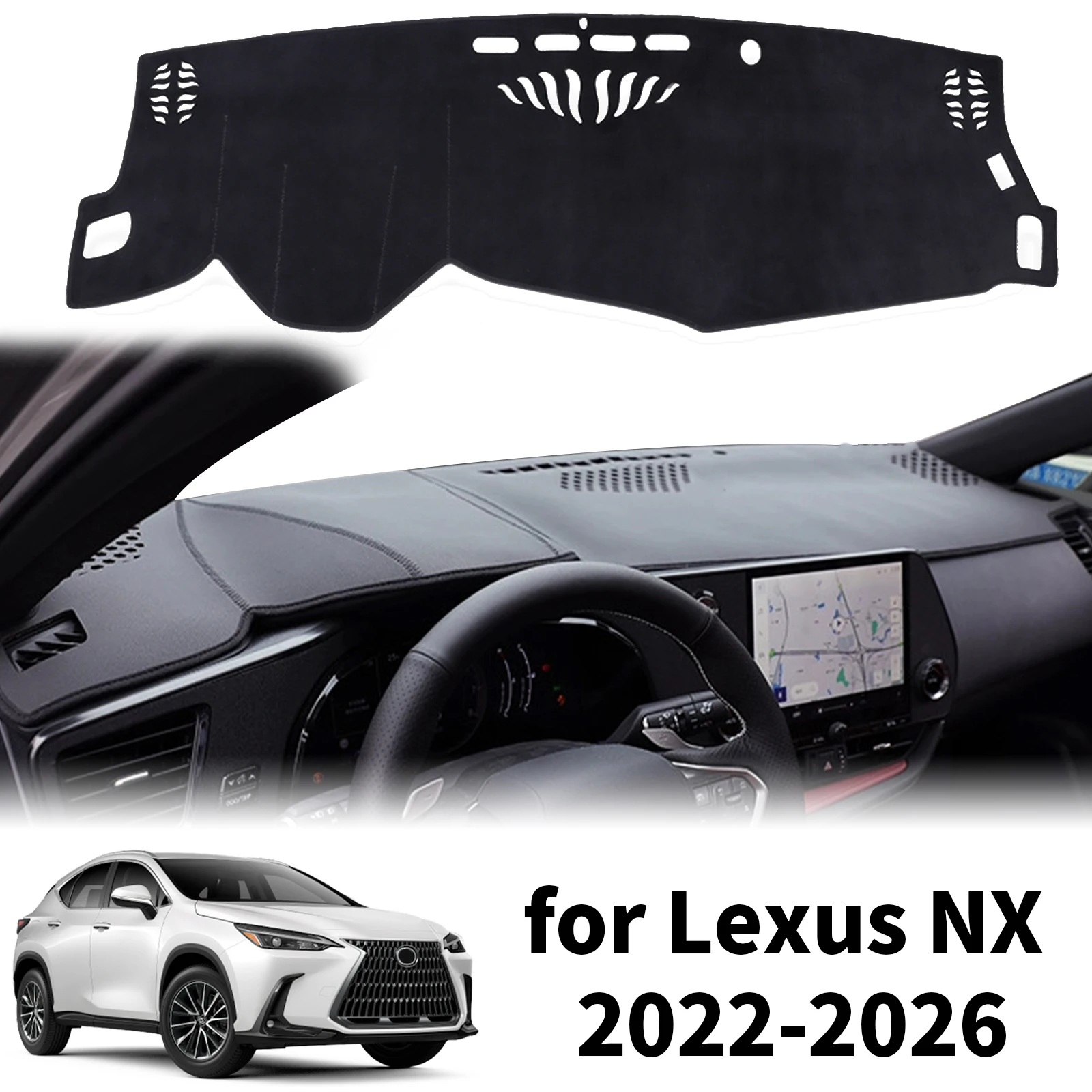 

fit for Lexus NX 350h 450 AZ20 2022-2026 Car Accessories Dashmat Dashboard Cover Pad DashMat Sunshade Protective Carpet