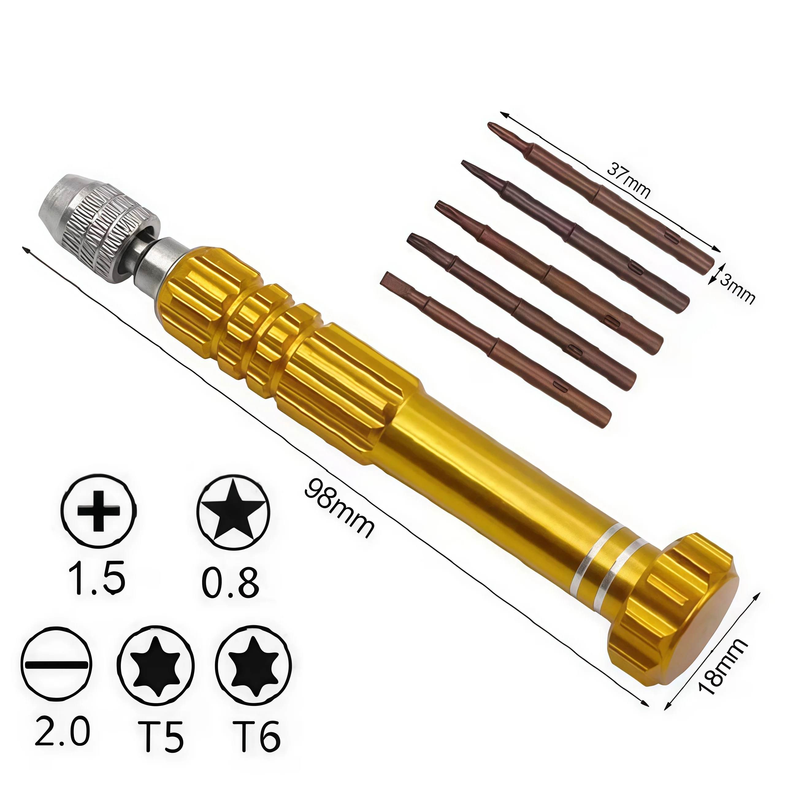 1 Set 5 in 1 Pisau Multifungsi Presisi untuk Perbaikan, Pembongkaran, Obeng Rumah Tangga, Tang, Peralatan Perawatan, Alat Pembongkaran