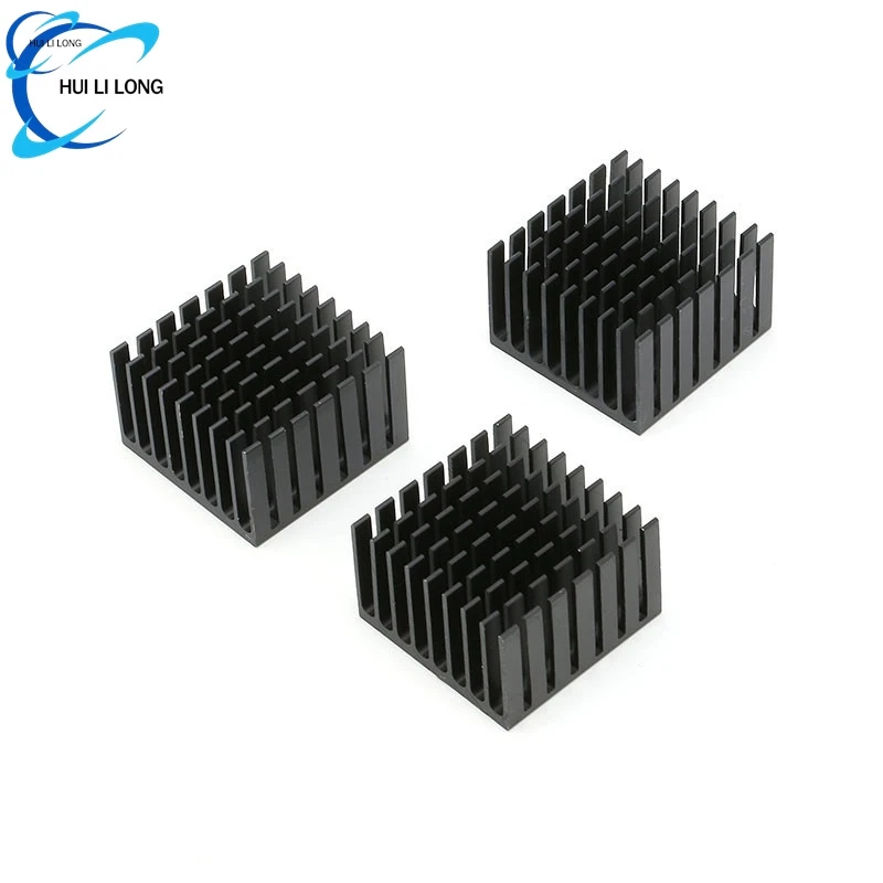 5 Stück/1 Stück 37 x 37 x 24 mm Kühlkörper Kühler Kühlrippenkühler Aluminium-Kühlkörper für LED-Leistungs-IC-Transistormodul PBC 37 x 37 x 24 mm
