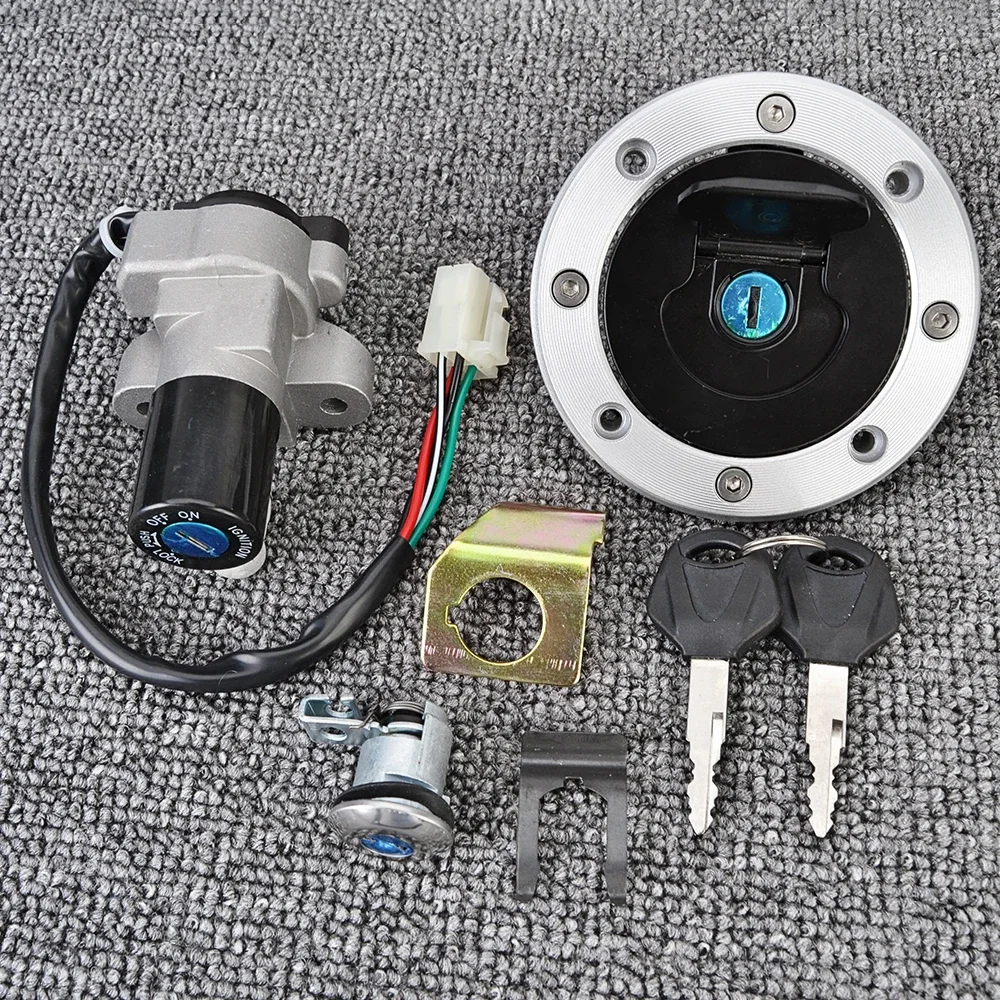 Ignition Switch Seat Lock Key Fuel Gas Cap For Suzuki GS500 GS 500 2001-2012 2002 2003 2004 2005 2006 2007 2008 2009 2010 2011