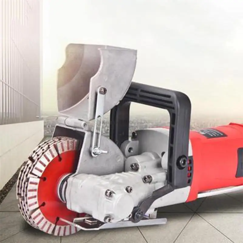 Z1E-TB-125A Electric Slotting Machine Concrete Slotting Machine Wall Groove Cutting Machine With 121mm125mm Saw Blade 220V 1900W