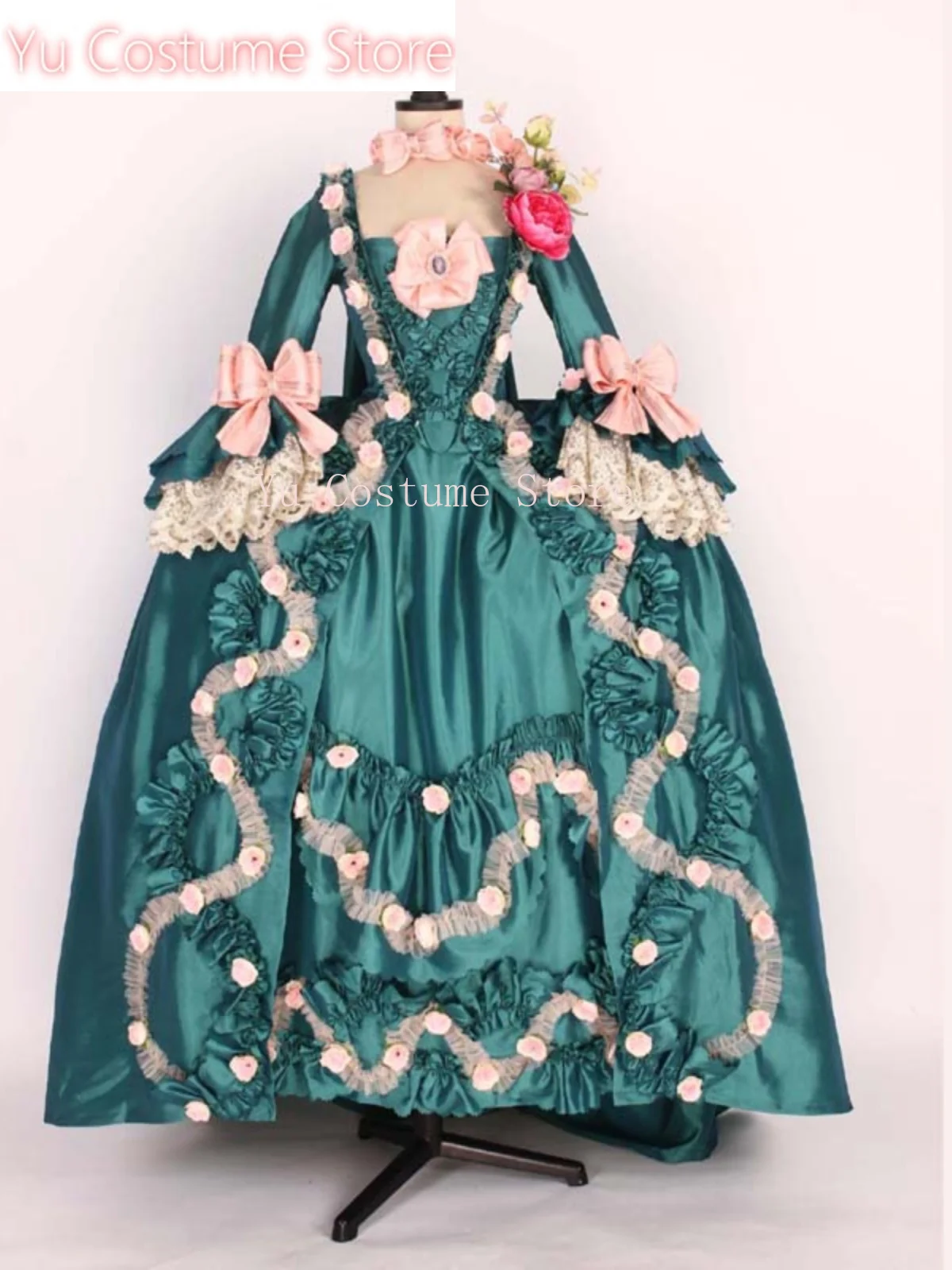 Yu European Vintage Rob Skirt Madame De Pompadour Halloween Cosplay Costume Cos Game Anime Party Uniform Hallowen Play Role