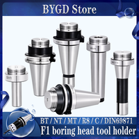 BYGD BT30 BT40 NT30 NT40 R8 MT MT2 MT3 MT4 C20 C25 F1 Boring Tool Holder 2 3 4 Inch F1 Boring Head tool holder bracket tool