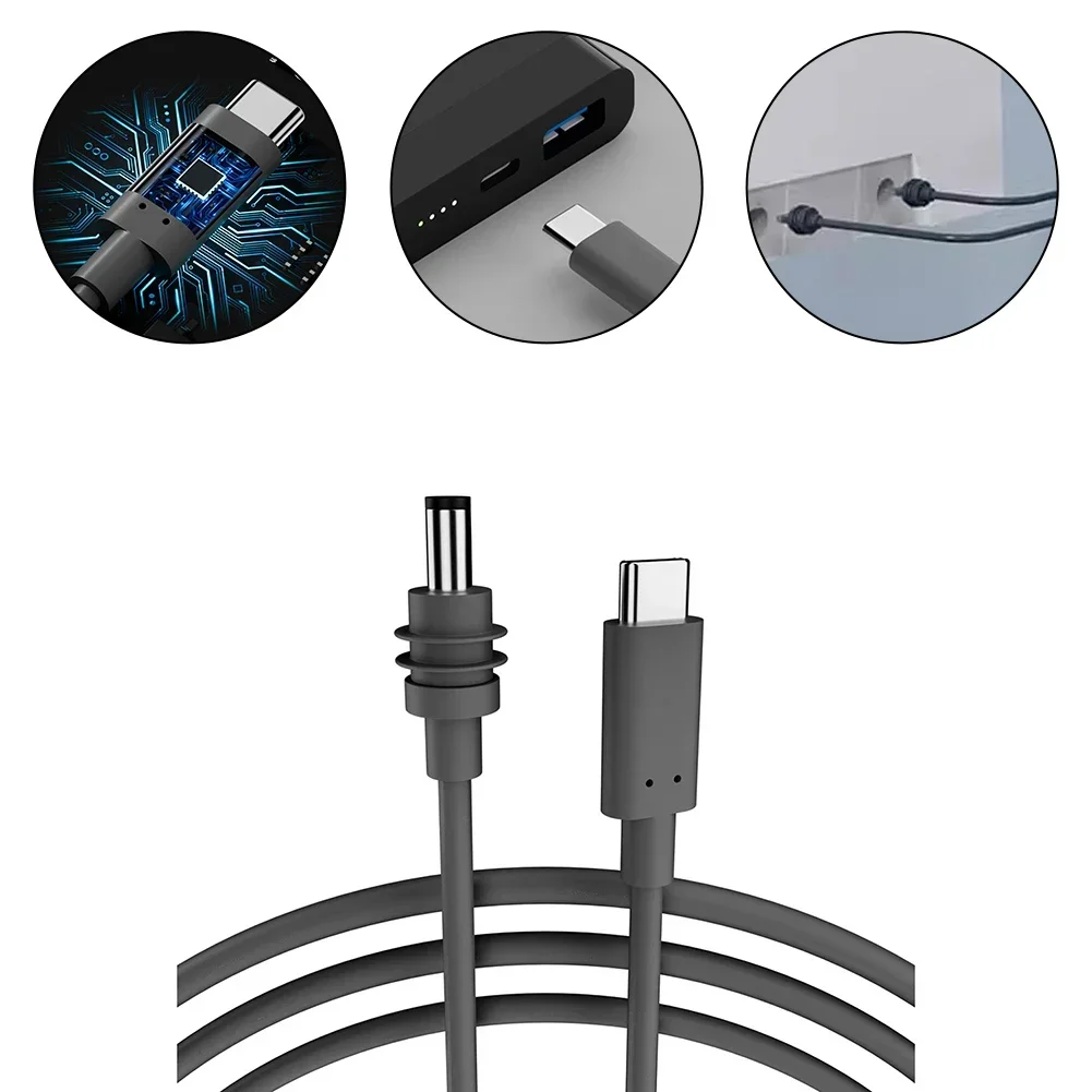 USB C To DC Power Cable For Starlink Mini 100W Waterproof Power Outdoor Power Connection Cable 2/3/5 Meter Replace Parts