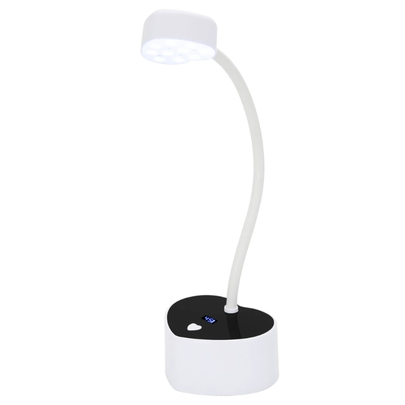 Rechargeable Light Flexible Lamp Dryer Lamp with Heart Base