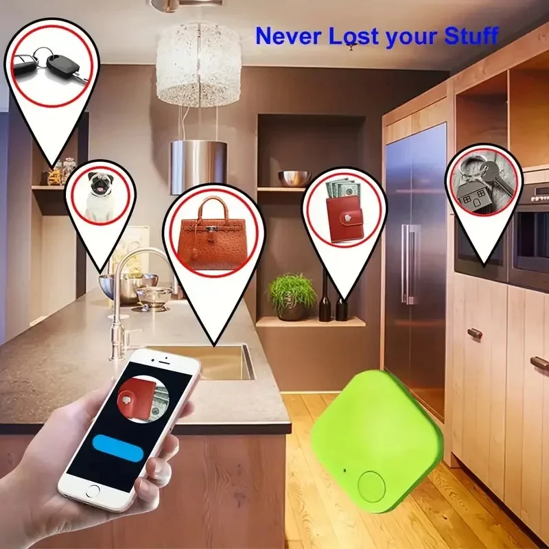 Picture 5: 1/2pcs Mini Bluetooth Anti-Lost Tracker - Smart Tag GPS Locator For Keys, Wallet, Pets Key Finder