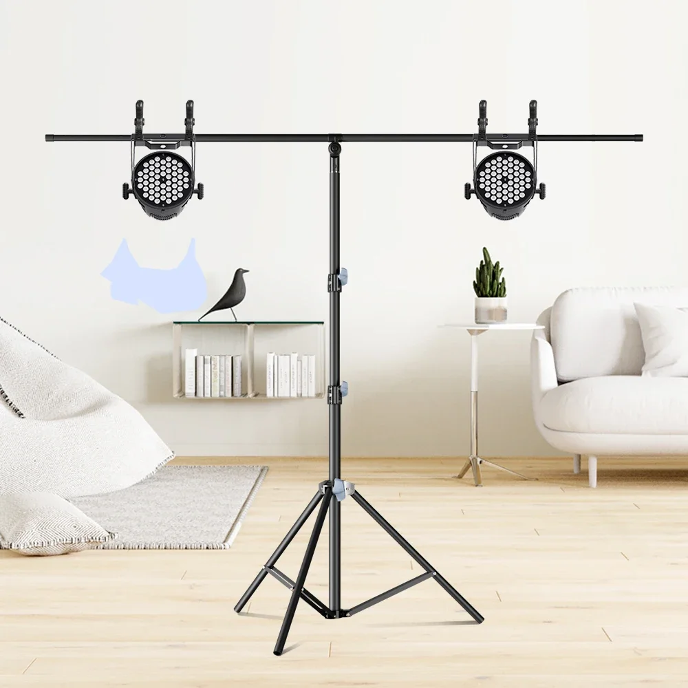 T-shaped Tripod Stand  Background Backdrop Photography Adjustable Support System Photo Studio  for Non-Woven Muslin Backdrops