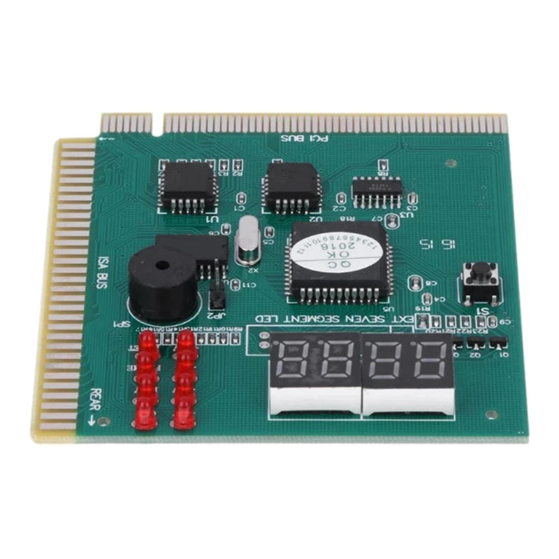 4 Digit PC Analyzer Diagnostic Post Card Motherboard Tester For ISA PCI Bus Mainboard Computer Motherboard Fault Display