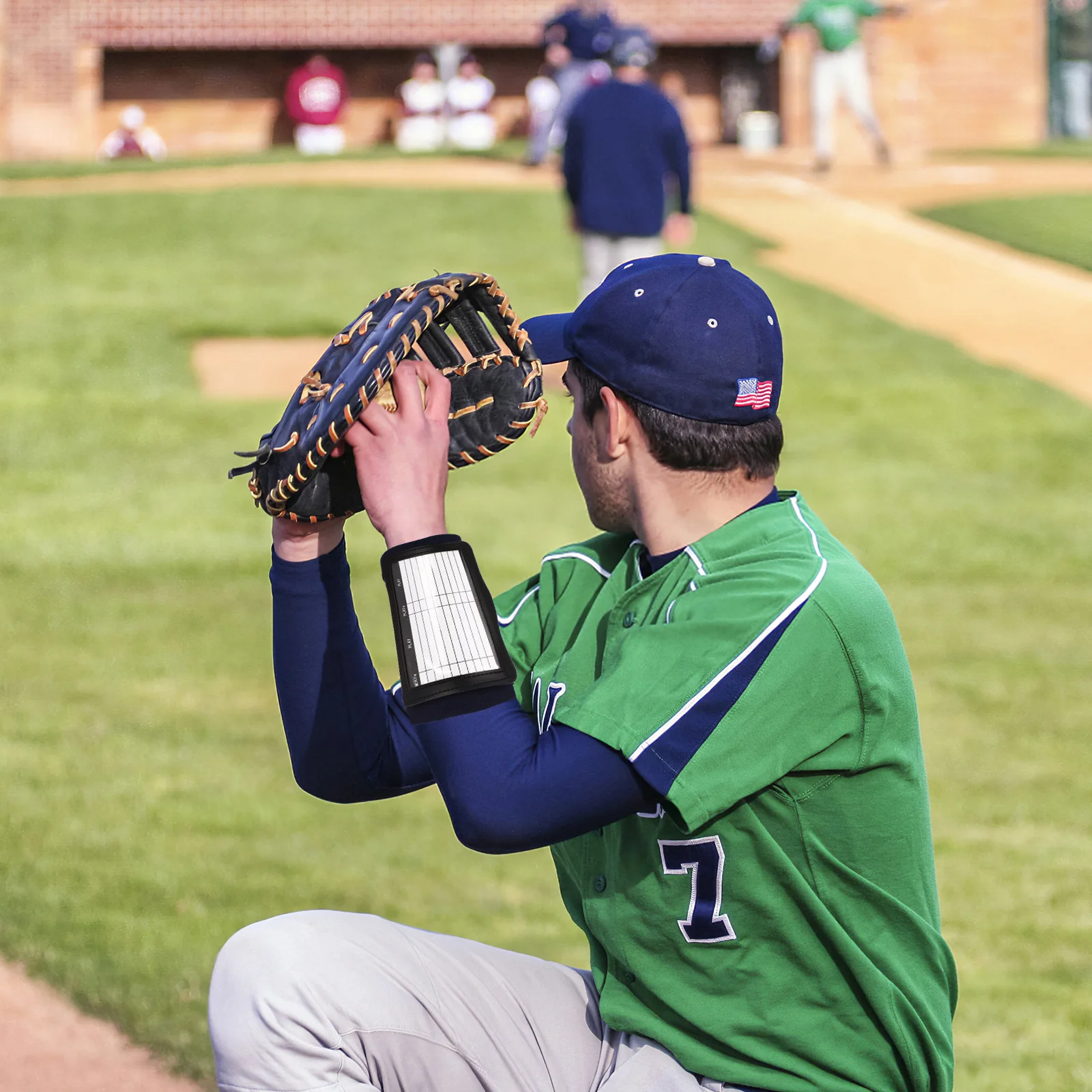 

Basketball Coaching Board Dark Blue Wrist Play Wristband Football Coaching Board Clipboard Reusable Sports Playbook