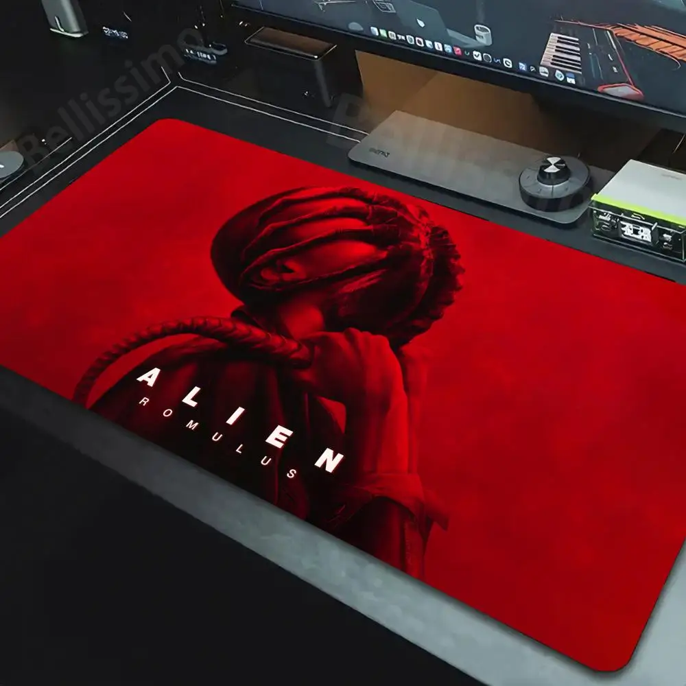 Horrible Film Alien Romulus Mouse Pad Computer Laptop Gaming Office Wrist Guard Non Slip Keyboard Pad
