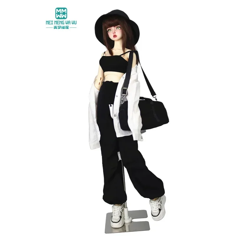 เสื้อผ้าสำหรับตุ๊กตา กางเกงคาร์โก้แฟชั่น สีกากี สีน้ำเงินเดนิม เหมาะสำหรับตุ๊กตาขนาด 43-60 ซม. 1/3 1/4 BJD เสื้อผ้าตุ๊กตา DD SD MSD