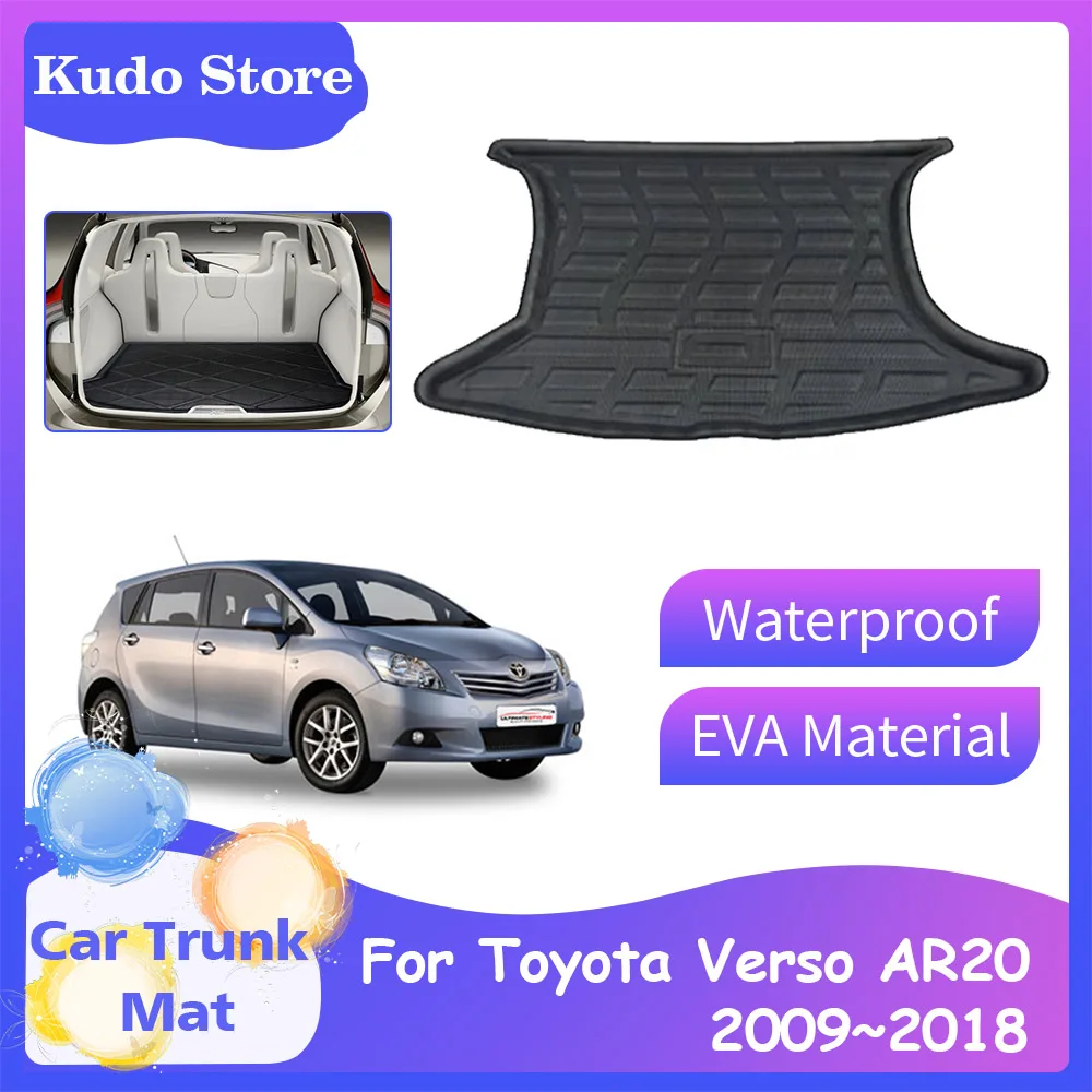 

Car Trunk Mats for Toyota Verso AR20 2009~2018 Waterproof Rear Luggage Tray Cushions Storage Pads Cargo Liner Covers Accessories