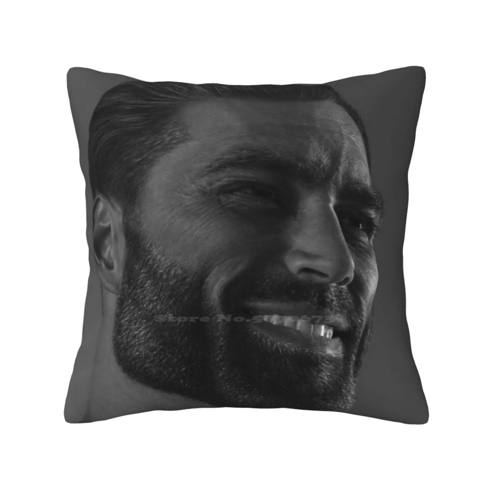 Gigachad Throw Cushion Pillow Cover Gigachad Memes Bumper Gigachad What Is Gigachad Gigachad 4chan 4chan Gigachad Reddit