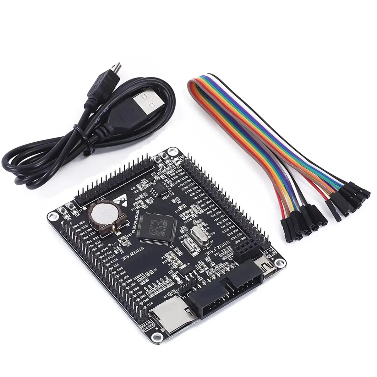 #16V Electronics Accessories,STM32F407VET6 Development Board Cortex-M4 STM32 Minimum System (Electronic Component)