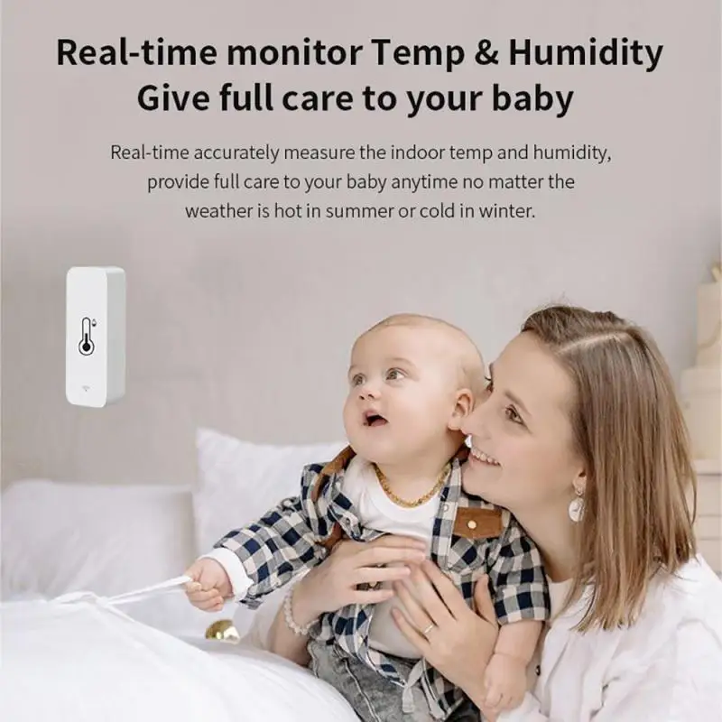 Smart Sleek Design Accurate Measurement Wireless Connectivity Easy To Use Instant Alerts Humidity Advanced Technology Wifi