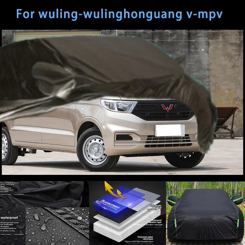 

For wuling-wulinguang v-mpv Outdoor Protection Full Car Covers Snow Cover Sunshade Waterproof Dustproof Exterior Car accessories