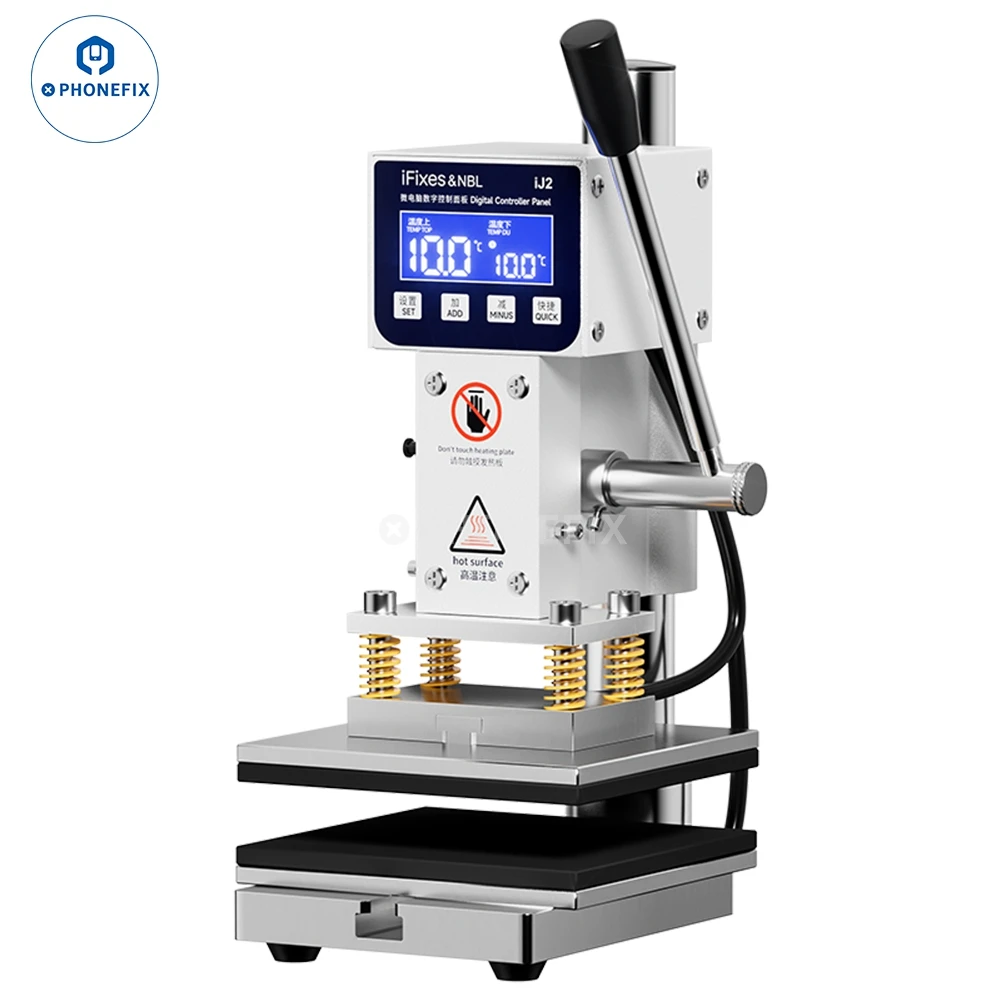 iFixes iJ2 Multi-purpose Dual Preheating Holding Pressure Machine for Phone Screen Back Cover Bracket Frame Hot Pressing Repair