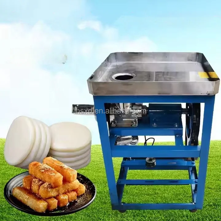 

Small Commercial Korean Long Rice Cakes Maker Machine Cheap Tteokbokki Rice Cake Forming Machine