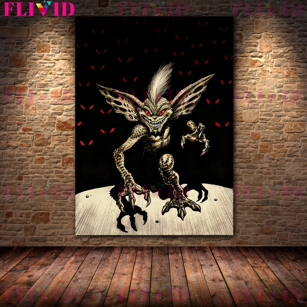 Nightmare Clown,Lord of Darkness,Graveyard Bride,Little Monster Vintage Wall Art The Demons Of Darkness Art Poster Print Decor