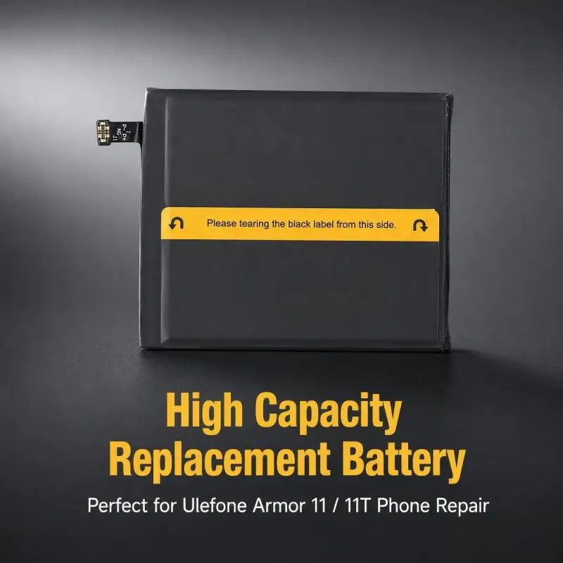 3.85V Replacement Li‑Polymer Battery for Ulefone Armor 11 Armor 11T Built‑in Mobile Phone Spare Repair Part