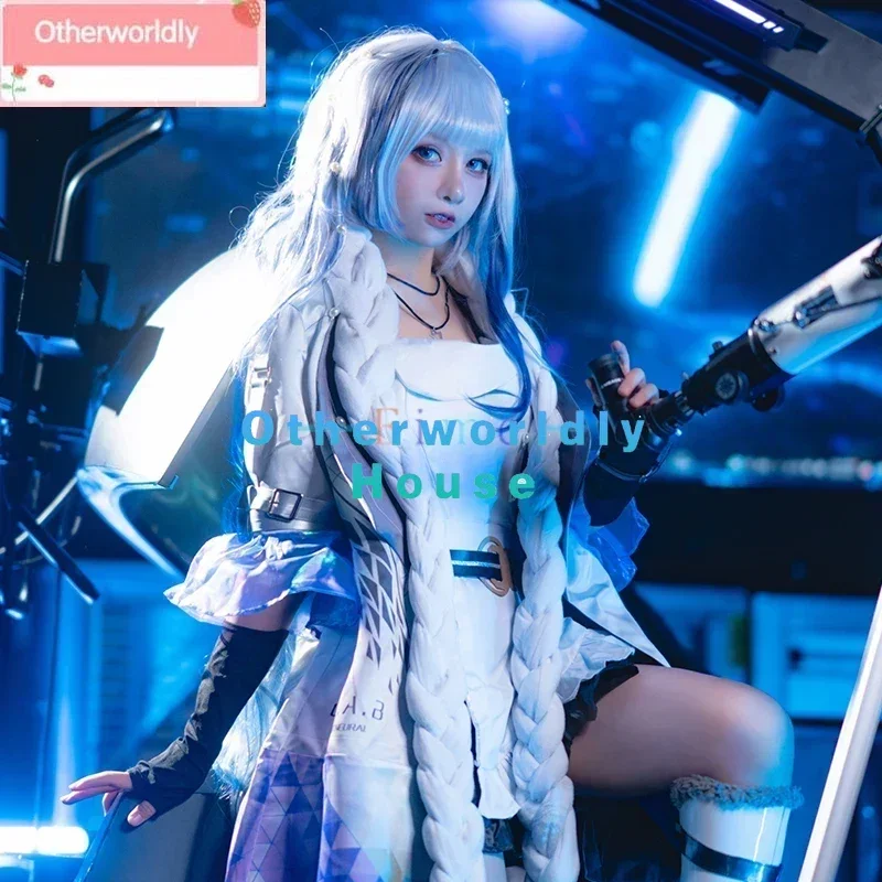 

Game Girls Frontline Project Neural Cloud Hubble Cosplay Costume Women Cute Dress Halloween Carnival Uniforms Custom Made