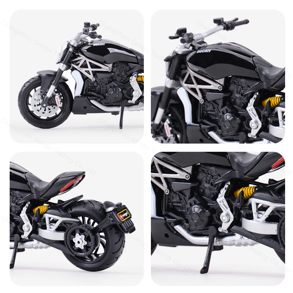 Bburago 1:18 2016 Ducati Xdiavel S Die Cast Vehicles Collectible Motorcycle Model Toys