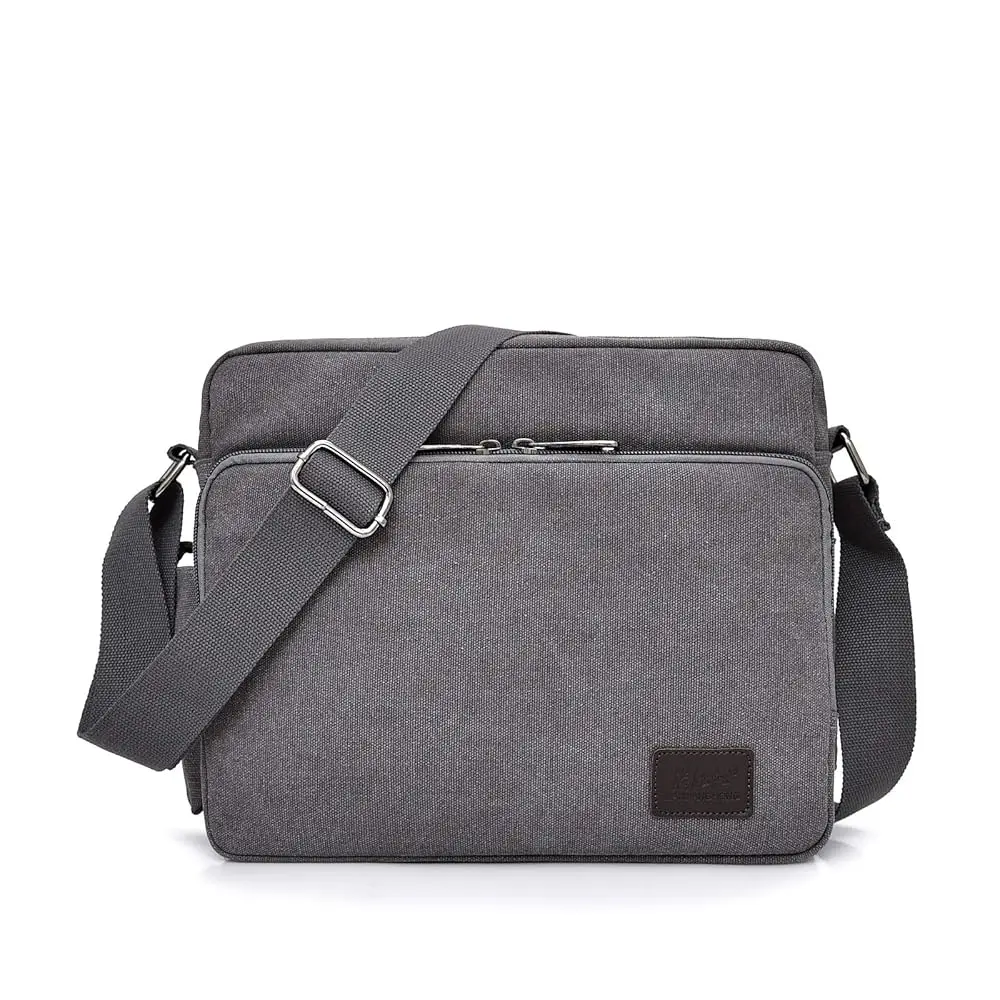 

Mens Messenger Bag Canvas Shoulder Bag for Women Multi-pocket Travel Purses Satchel Work Handbag Crossbody Bag