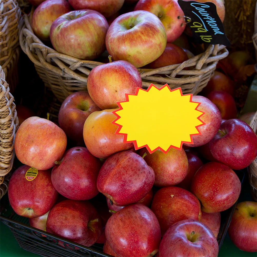 

300 шт. яркие стираемые бирки, розничная торговля, двор, распродажа, гаражные продажи, этикетки, рекламные наклейки, ценник, наклейки