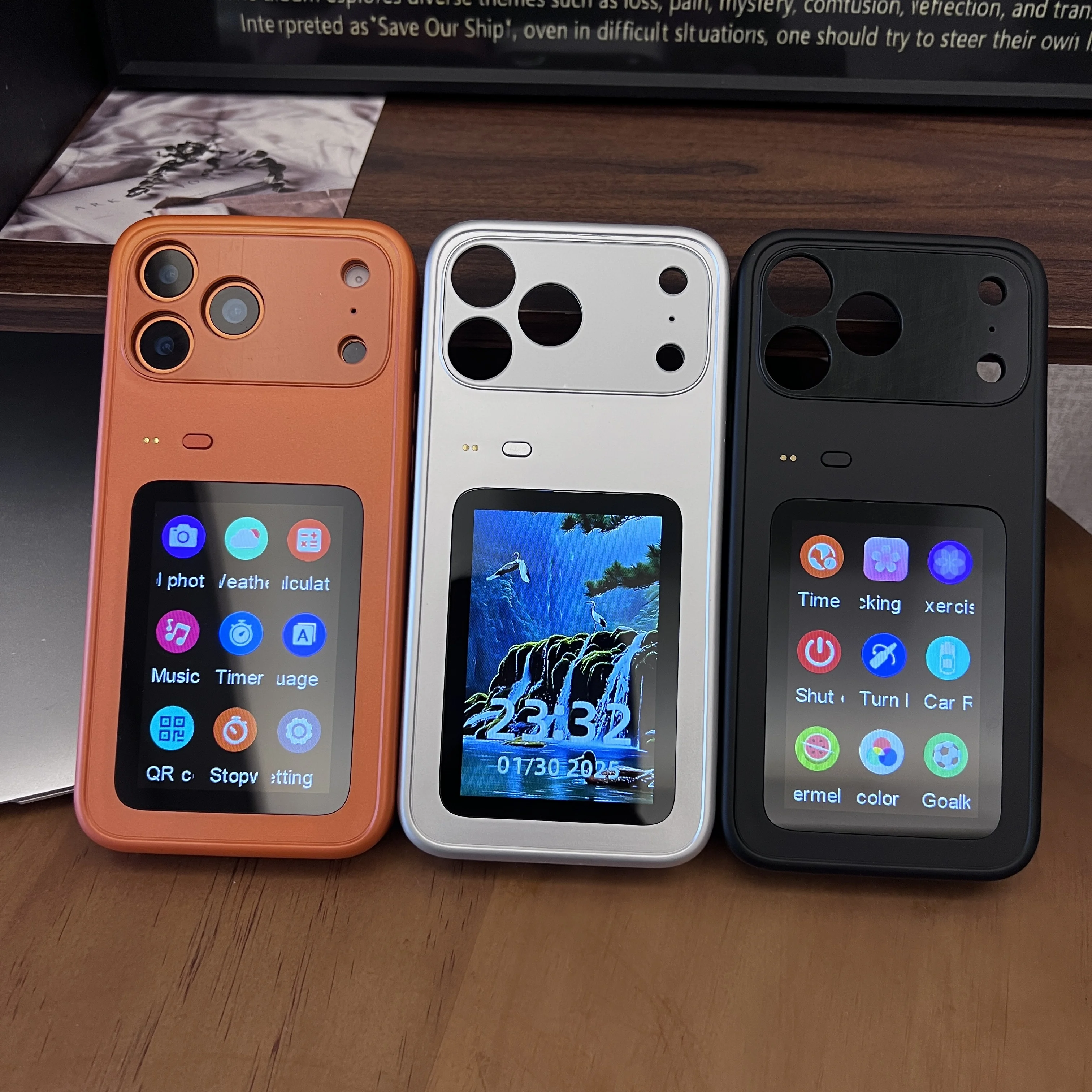 Odpowiedni do iPhone 17 Pro Max Kolorowy Ekran Wielofunkcyjne Etui AI z Wyświetlaczem 3.0 cala Ochronne Etui na 17 Pro/16 RO/15 Pro/14/13 — zdjęcie produktu 6