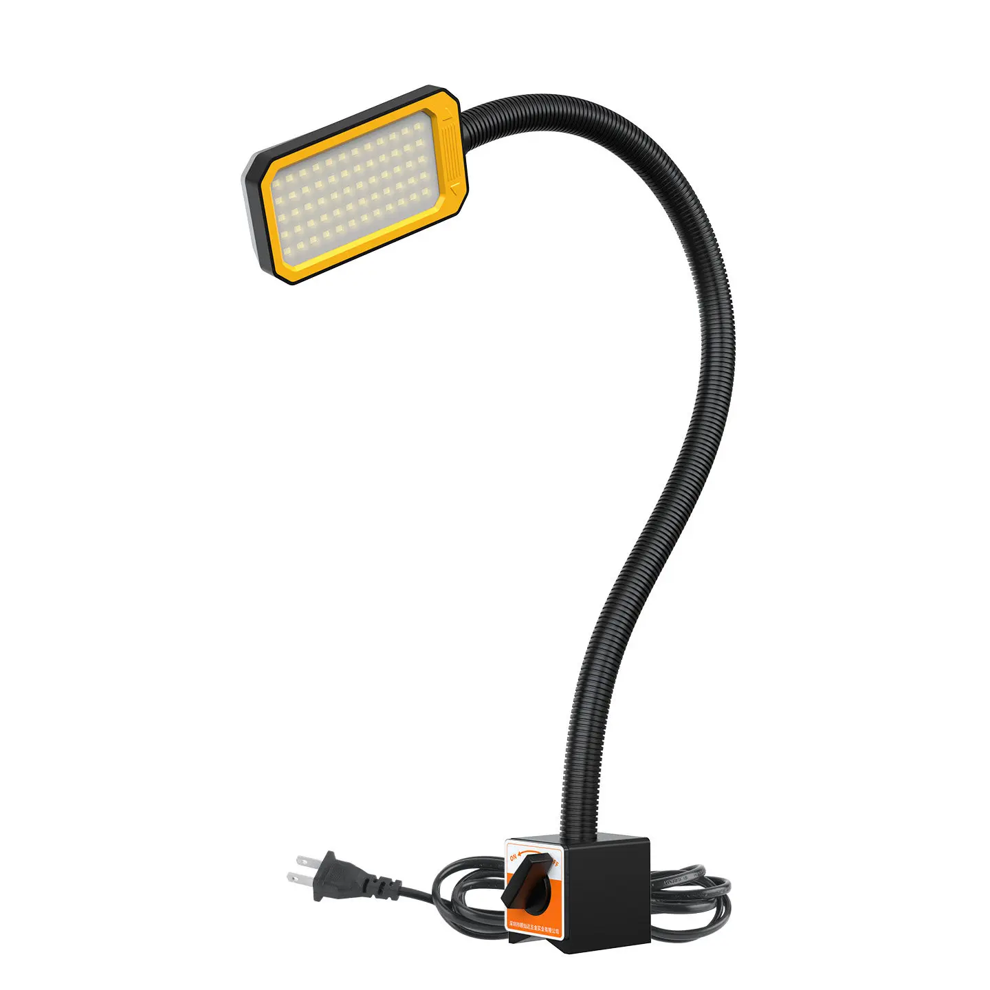 18W/25W LED Takım Tezgahı Çalışma Işığı Güçlü Manyetik Uzatılabilir 50-80cm esnek Hortumlu 24V/220V Torna Delme Makinesi Masa Lambası
