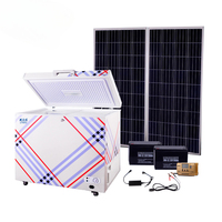 100L 12V DC solar deep chest freezer with battery powered freezer