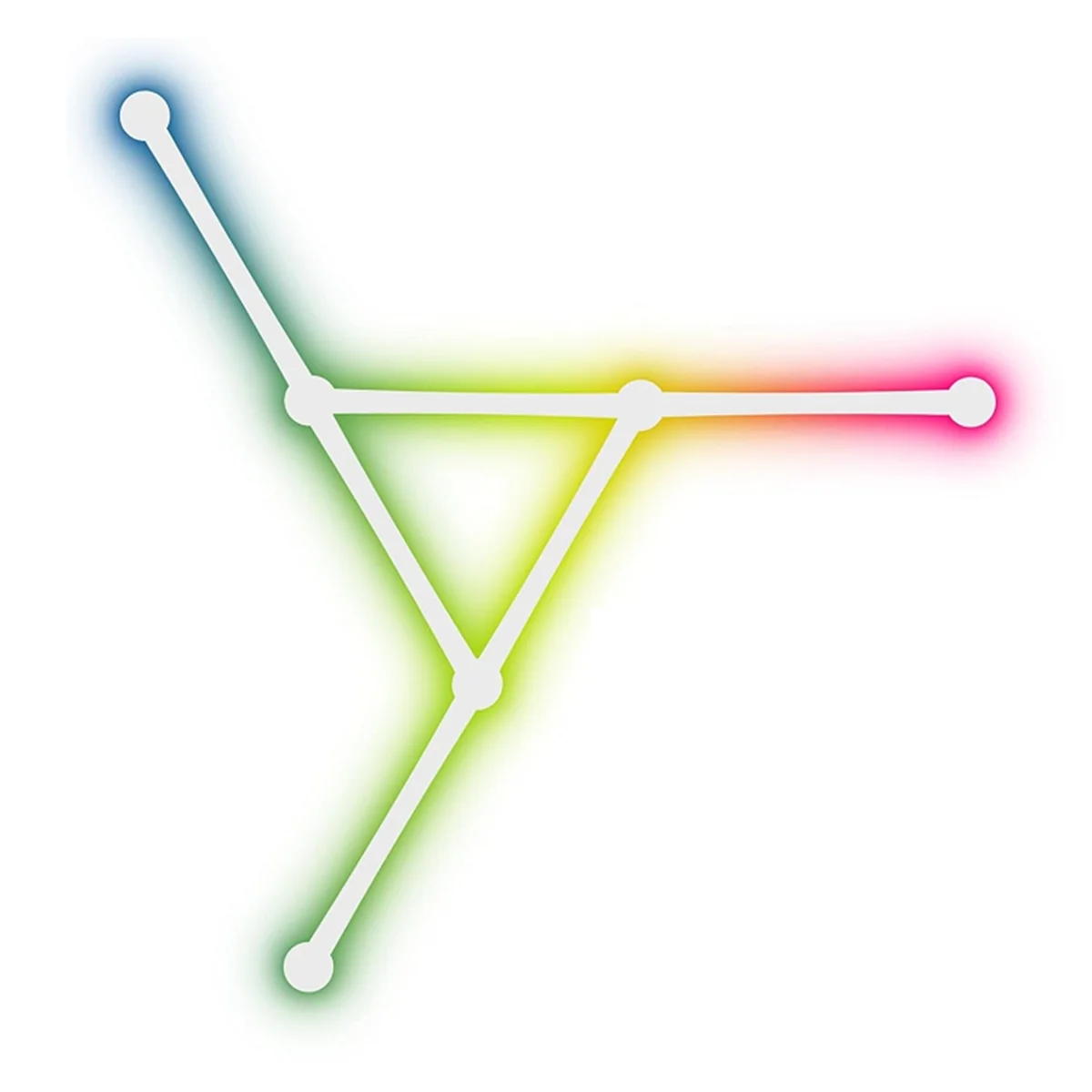 BFYLE USB slimme wandlamp RGB LED-lichtbalken 16 miljoen kleuren dimbaar muzieksynchronisatie DIY Home Decor lichtbalken wit