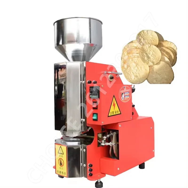 

Commercial Electric Rice Cake Popping Making Machine Automatic Popped Puffing Rice Cake Maker Rice Cracker Forming Machine