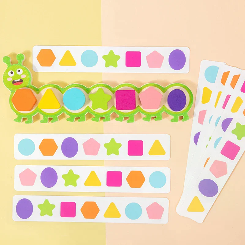 Magnetyczne łuski Montessori, zabawka edukacyjna dla dzieci, dopasowywanie kolorów i kształtów, trening myślenia logicznego, gra planszowa dla dzieci.