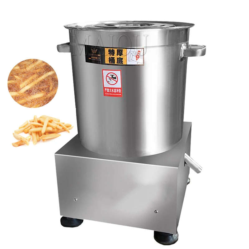 Spin Drying Machinery Centrifugal French Fries Lettuce Potato Chips Fruit And Vegetable Dewatering Machine