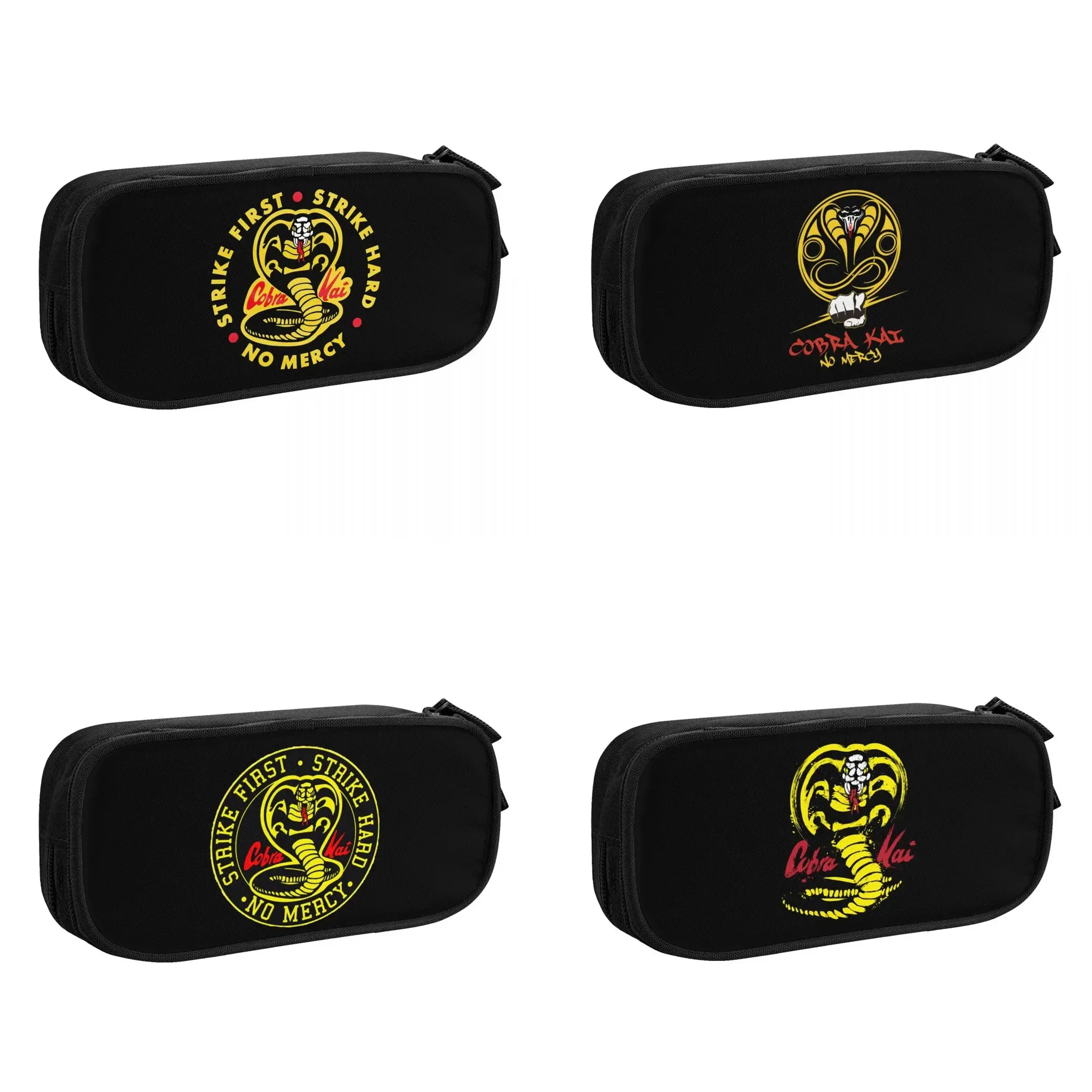 Cobra Kai Big Capacity Pencil Pen Case Office College School Large Storage Bag Pouch Holder Box Organizer