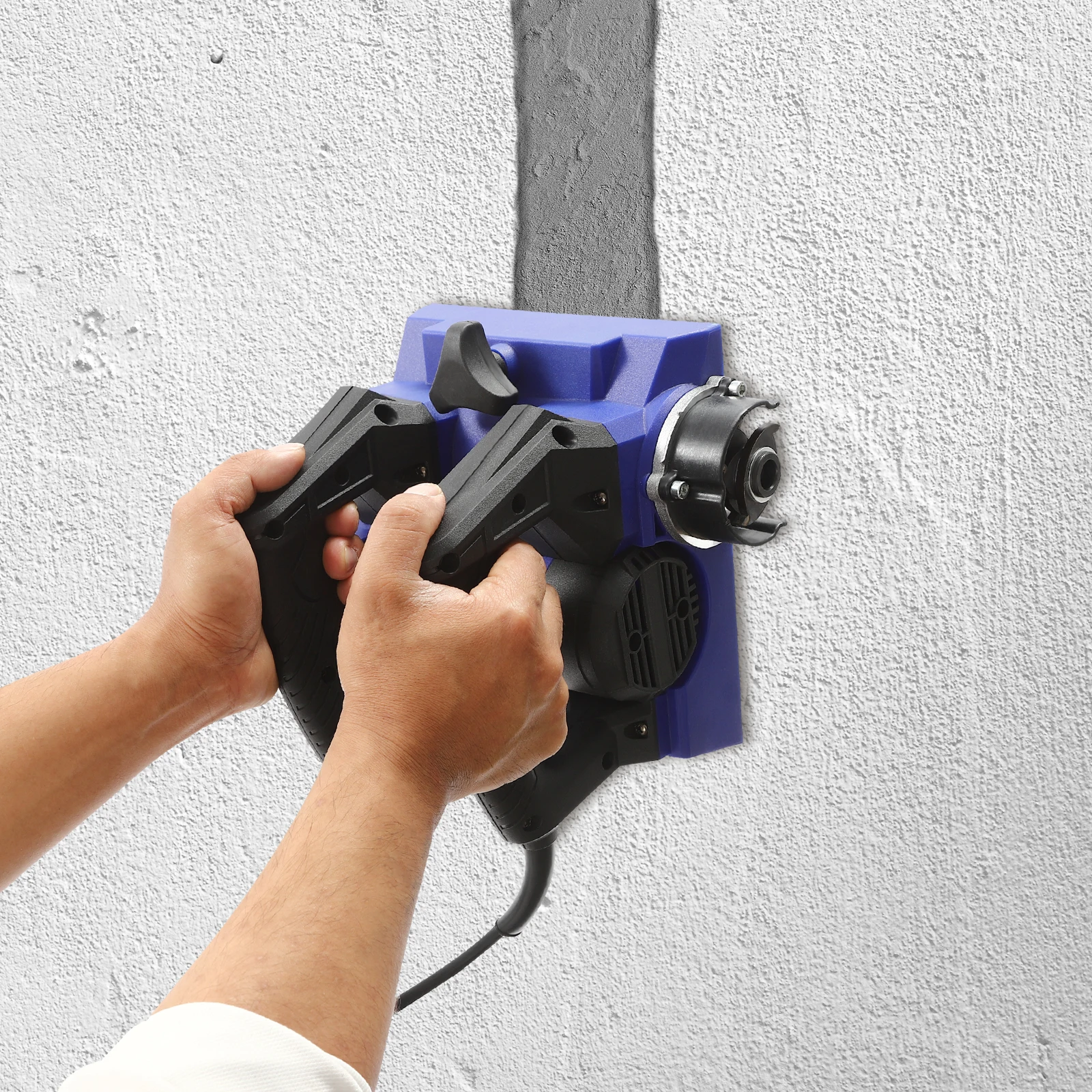1300 W Betonmahlmaschine, elektrisches Wandhobel-Set, keine Lastgeschwindigkeit, 1000–4000 U/min, Hobeltiefe 1–4 mm – Detail 5