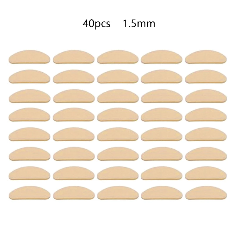 Almofadas nariz de espuma macia 40 peças, óculos autoadesivos eva nariz almofadas nariz antiderrapante sem maquiagem almofadas nariz óculos nosepads