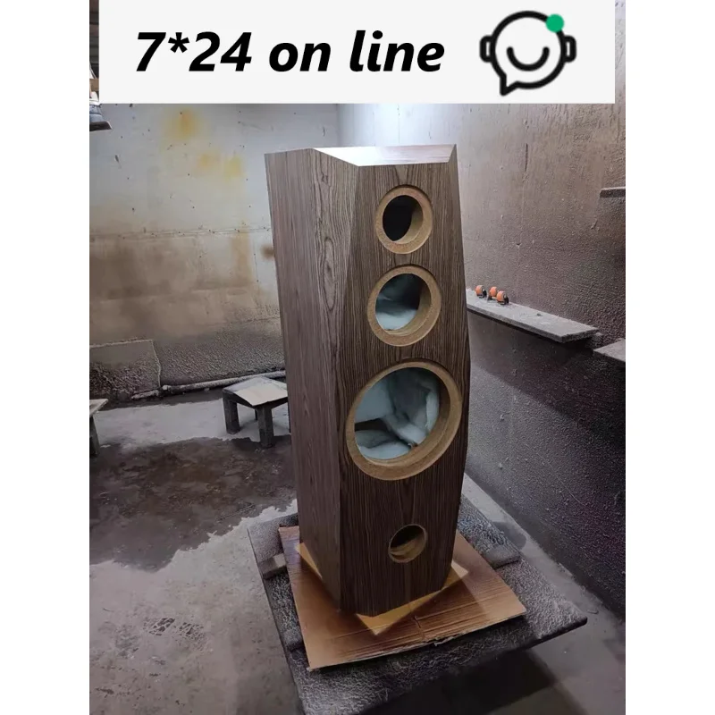 DIY-15 Customized 3, 4, 5, 6.5, 8, 10, 12, 15 inch bookshelf maze floor standing subwoofer full range speaker empty box