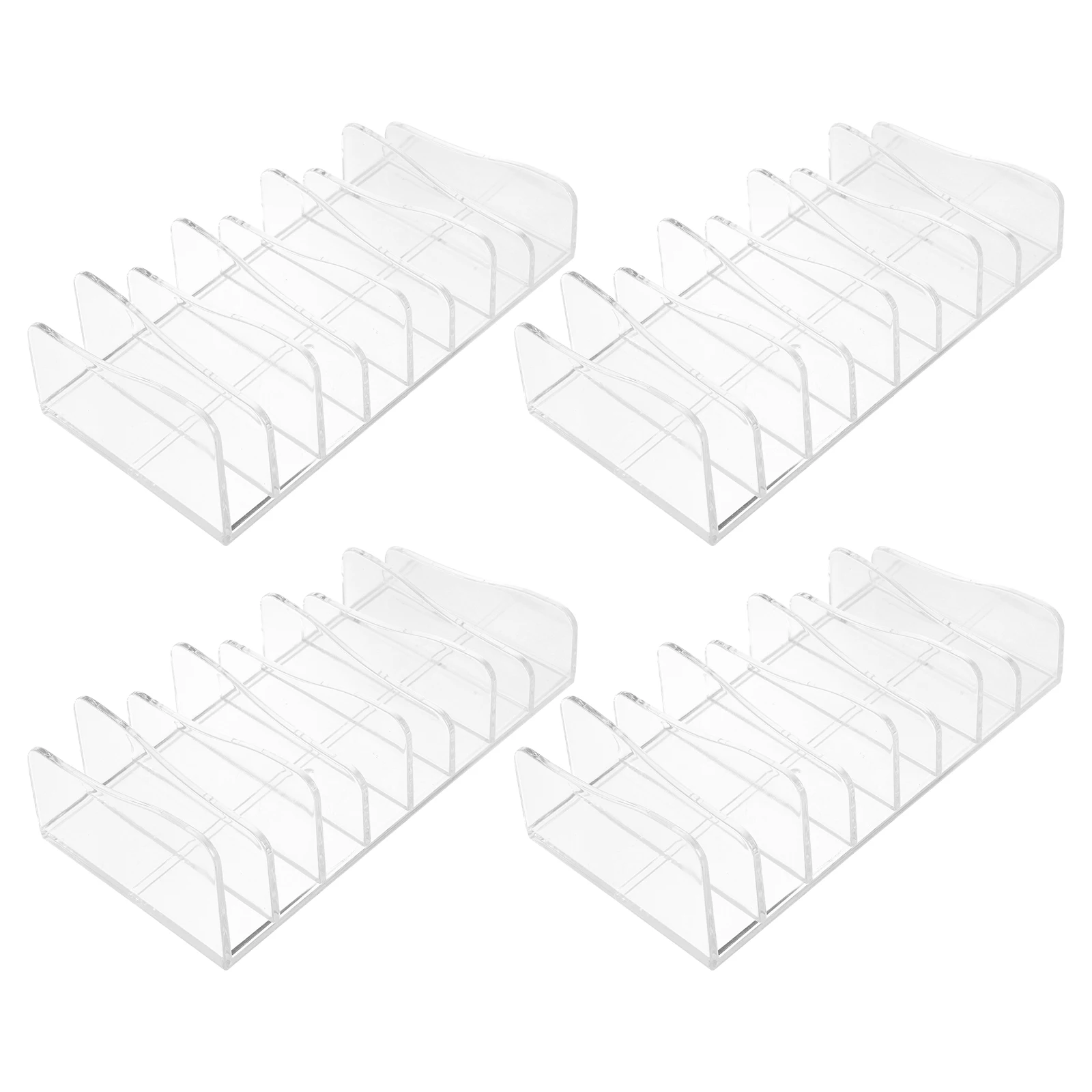 

4 Pcs Palette Box Durable Multi purpose Rack Home Office Desk Cosmetics Display St ganizer Storage