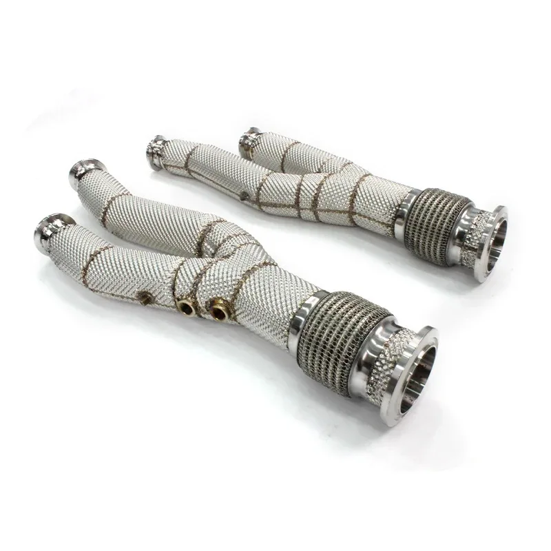 Knalpot Performa Tinggi Lamborghini Aventador LP700 LP720 LP740 SV SVJ, Downpipe 6.5 V12 M dari Baja, Laris Manis di Pabrik