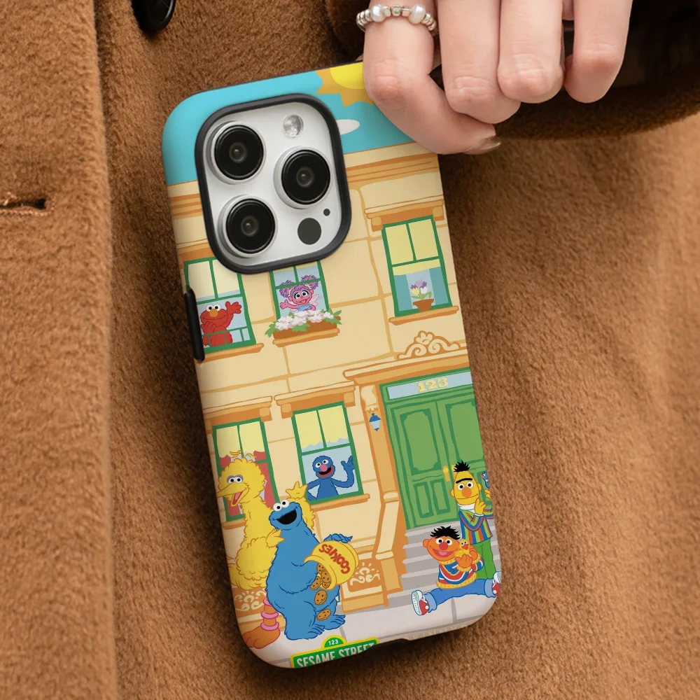 حافظة هاتف شارع سمسم حافظة هاتف فيلم شل آيفون 16 15 14 13 12 11 برو ماكس بلس #2