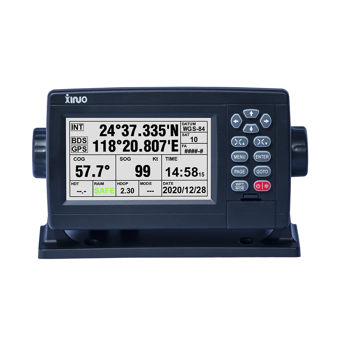 

Marine Electronics GPS Chart Plotter Small Size Display XINUO XF-520 5" LCD CE IMO NMEA0183 Interface AIS TRANSPONDER