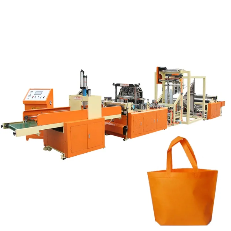 Fully Automatic Non Woven T-shirt Bag Making Machine box bag non woven bag making machine Non Woven Shopping Bag Making Machine