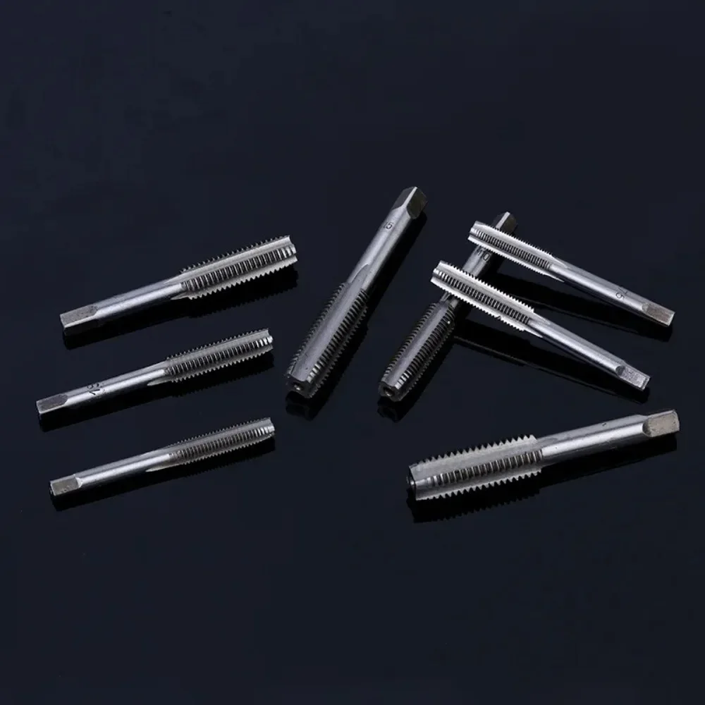 40Pcs Metric Hand Tap and Die Set M3-M12 Screw Thread Plugs Straight Taper Reamer Tools Wrench Threading Hand Tools