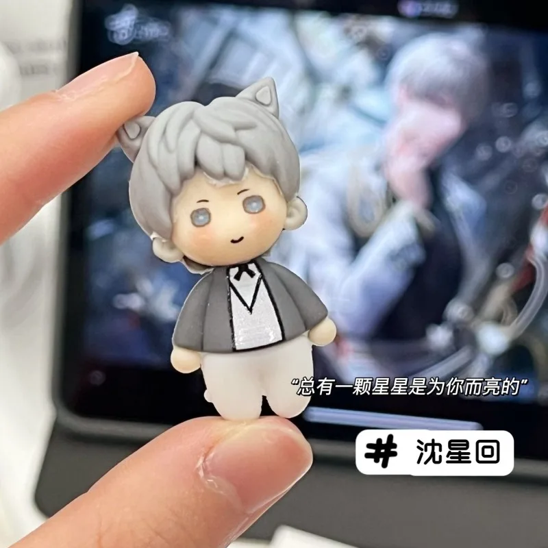 ความรักใหม่และ Deepspace Sylus Caleb Zayne Rafayel Xavier การ์ตูน Q Edition รูปสร้างสรรค์เกมอุปกรณ์ต่อพ่วงโต๊ะเครื่องประดับของขวัญ