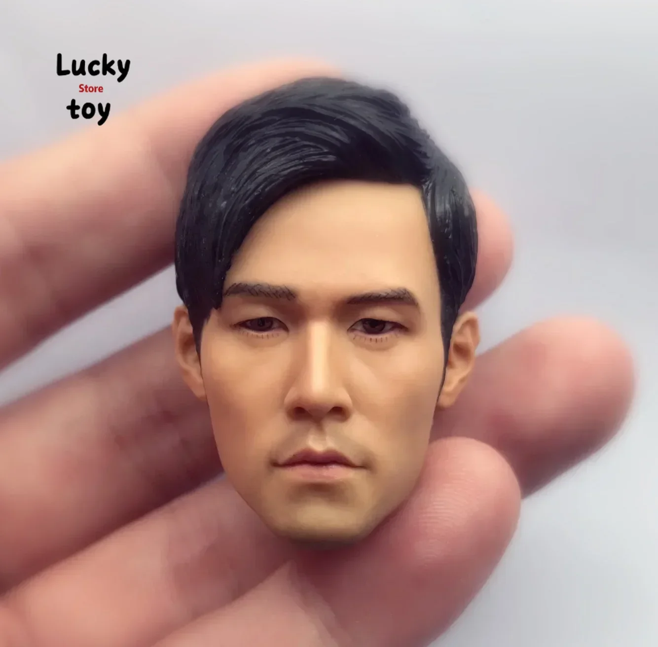 Jay Chou Kopf Skulptur asiatischer König Maßstab männlicher Soldat Kopf Modell Spielzeug Sammlung m5 Action figur Hobbys