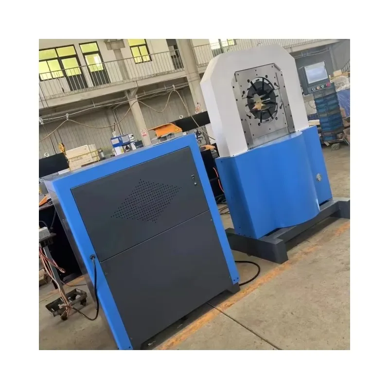 

Популярный портативный ручной гидравлический пресс для обжима шлангов 220В, новый, с подшипниковым двигателем, для резиновых шлангов 1/4-2 дюйма, простое управление